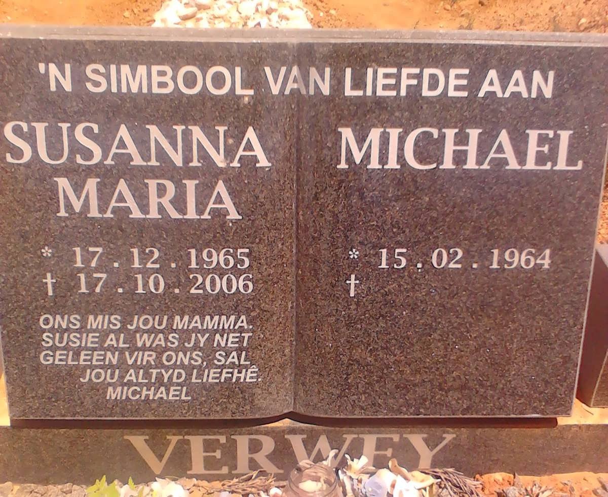 VERWEY Michael 1964- &amp; Susanna Maria 1965-2006