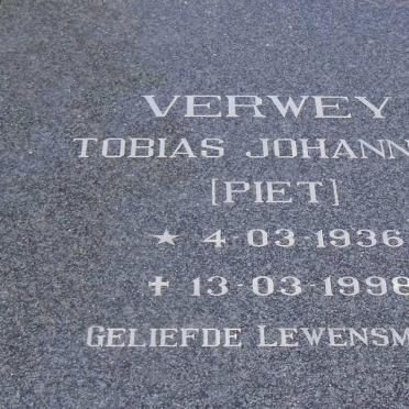 VERWEY Tobias Johannes 1936-1998