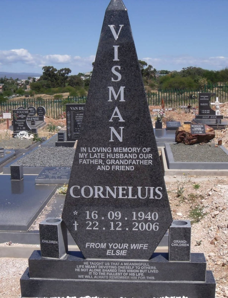 VISMAN Corneluis 1940-2006