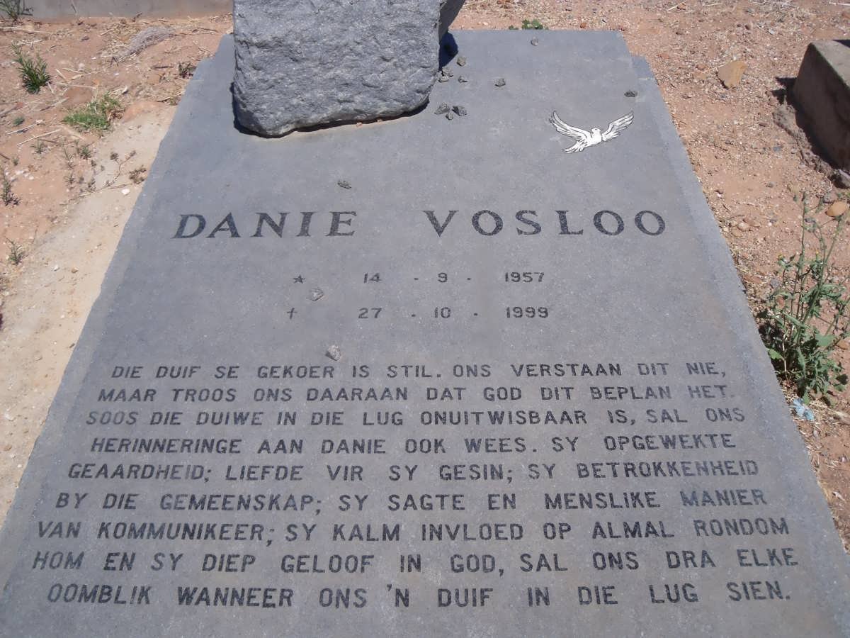 VOSLOO Danie 1957-1999