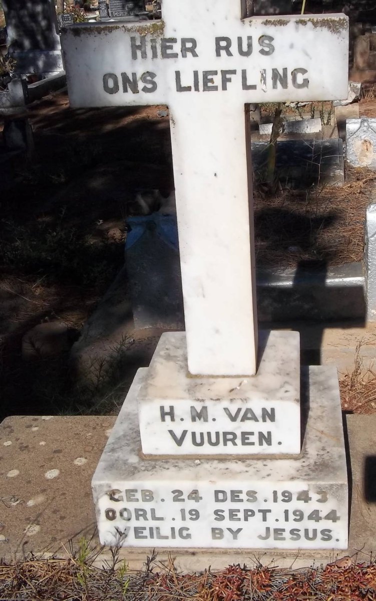VUUREN H.M., van 1943-1944