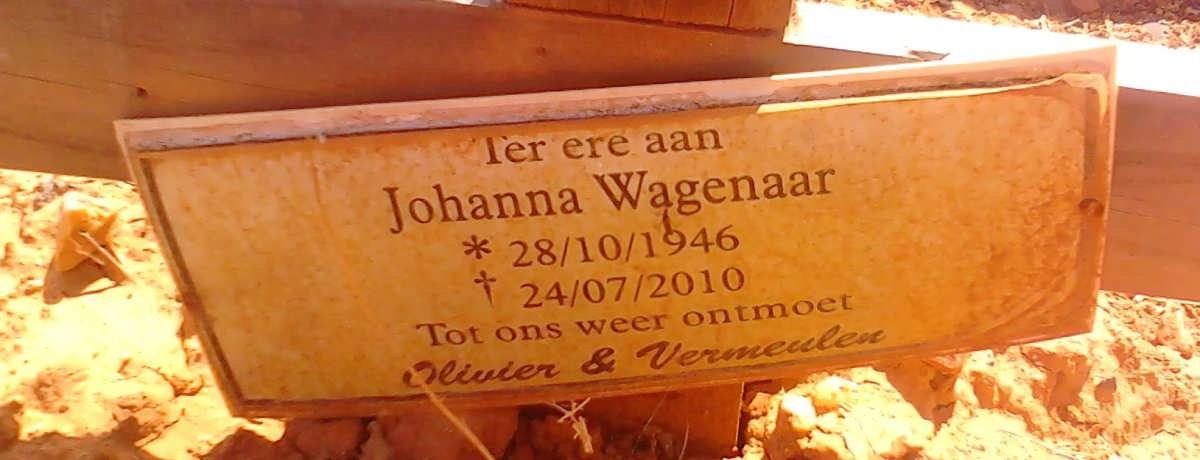 WAGENAAR Johanna 1946-2010
