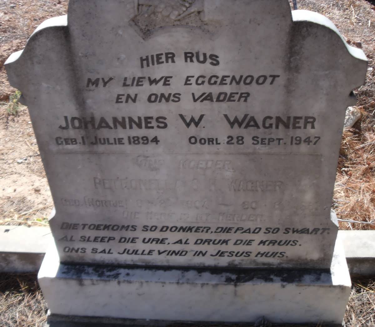 WAGNER Johannes W. 1894-1947