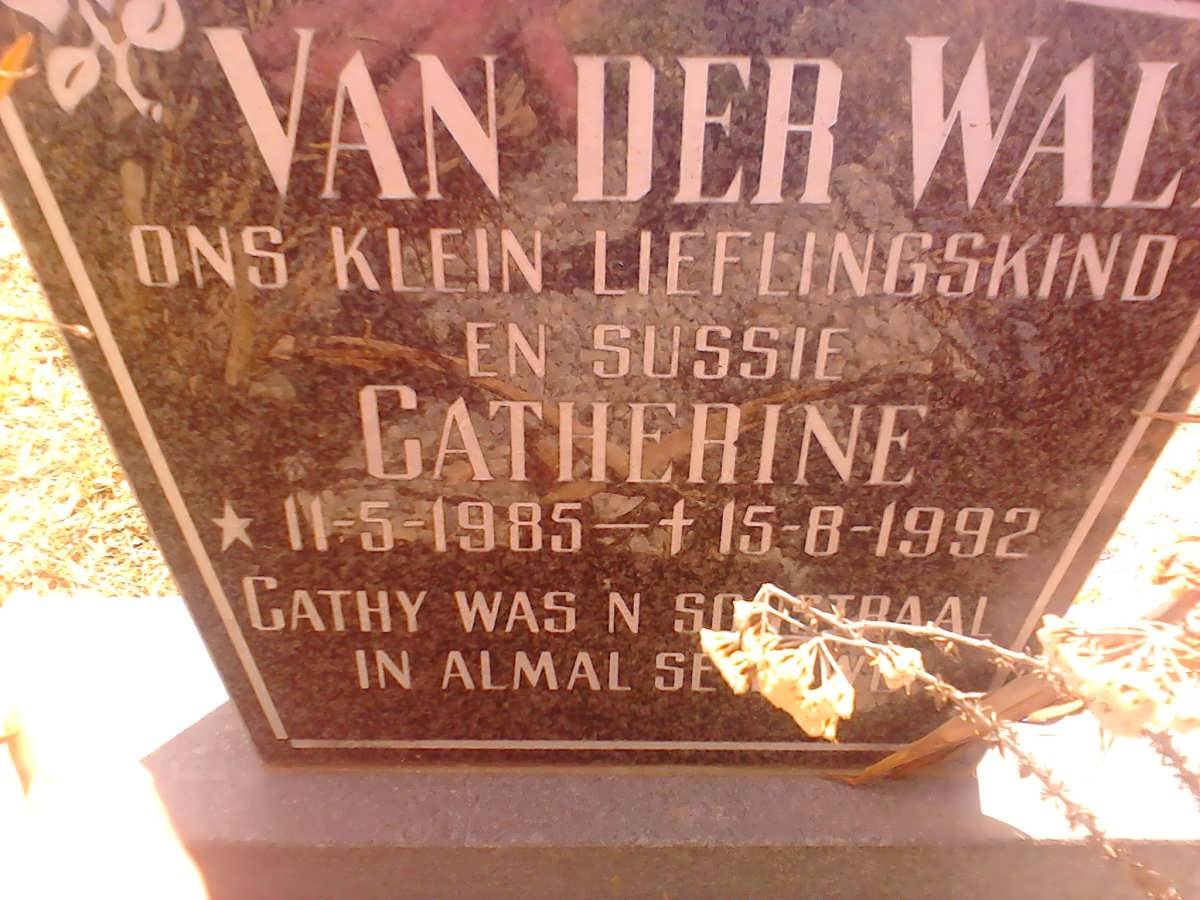 WAL Catherine, van der 1985-1992