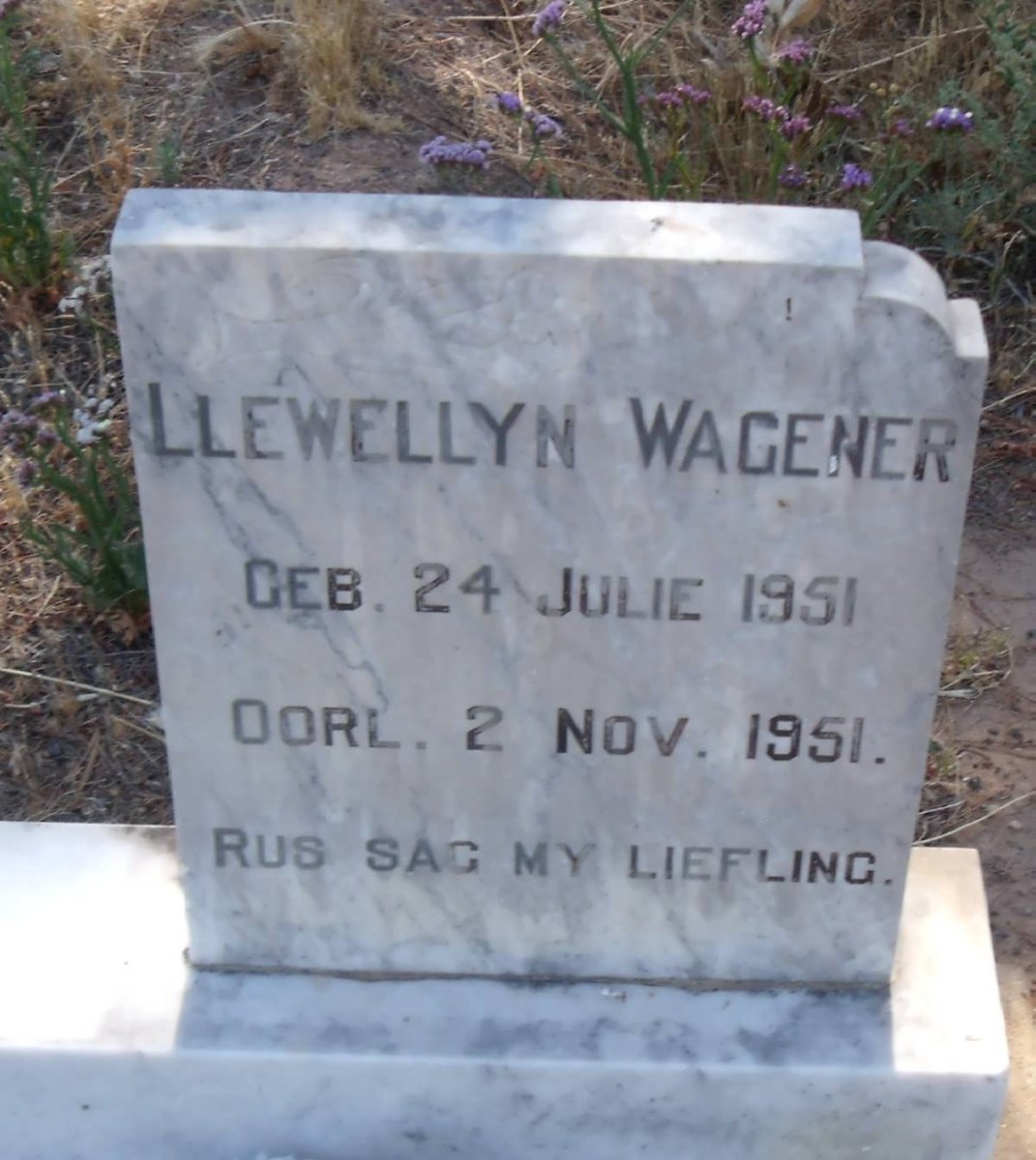 WAGENER Llewellyn 1951-1951