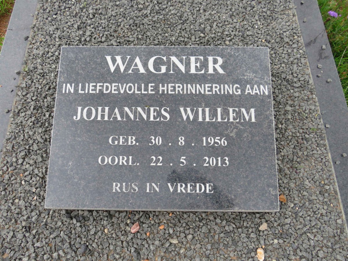 WAGNER Johannes Willem 1956-2013