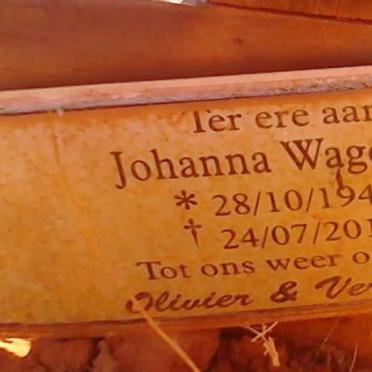 WAGENAAR Johanna 1946-2010