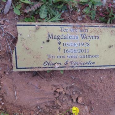 WEYERS Magdalena 1928-2011
