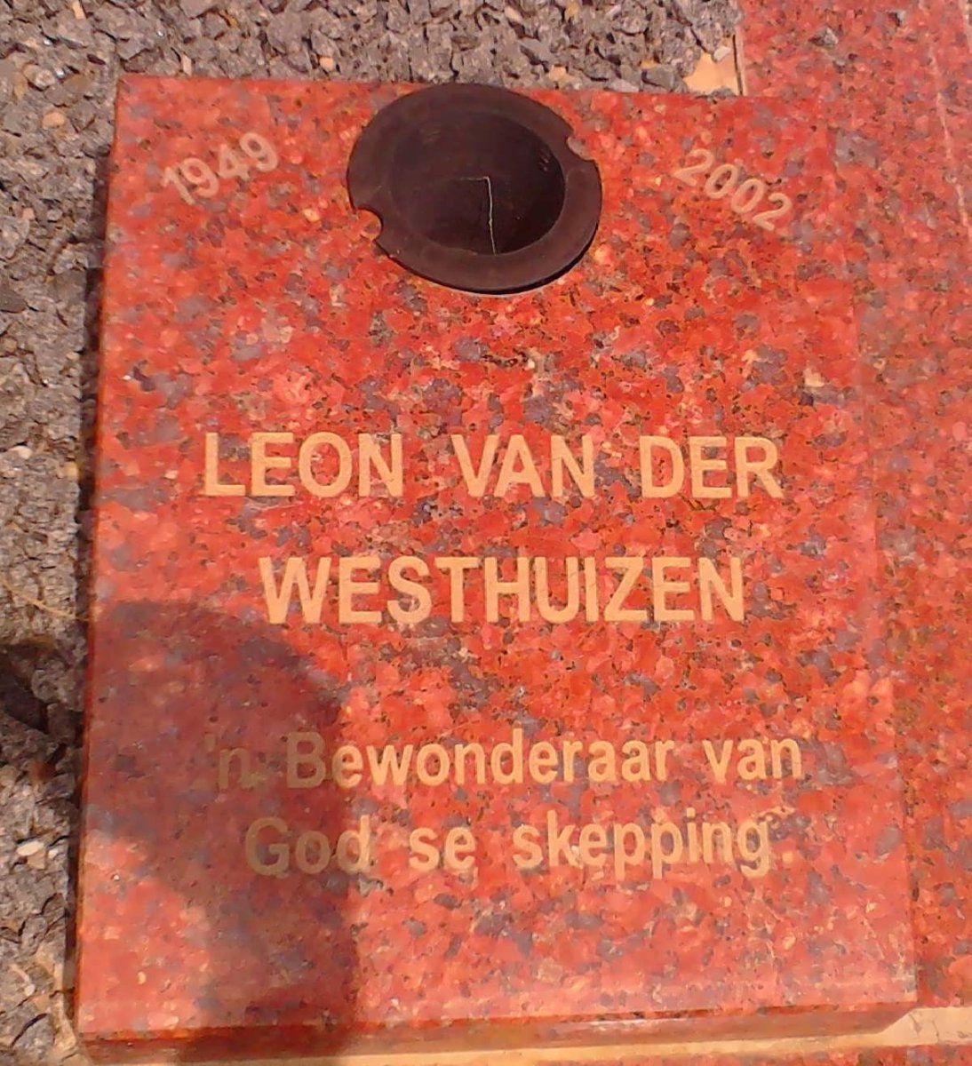 WESTHUIZEN Leon, van der