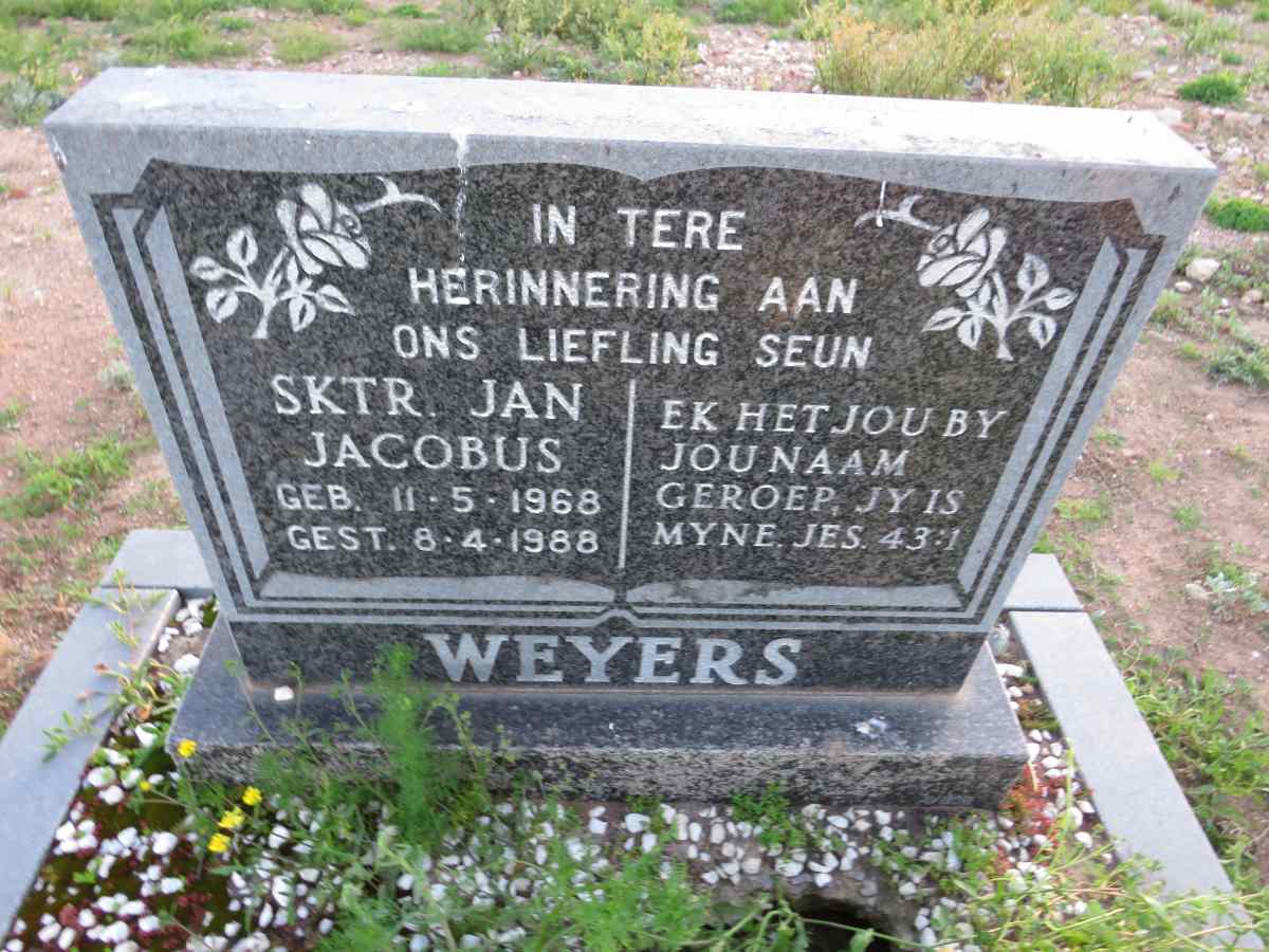 WEYERS Jan Jacobus 1968-1988