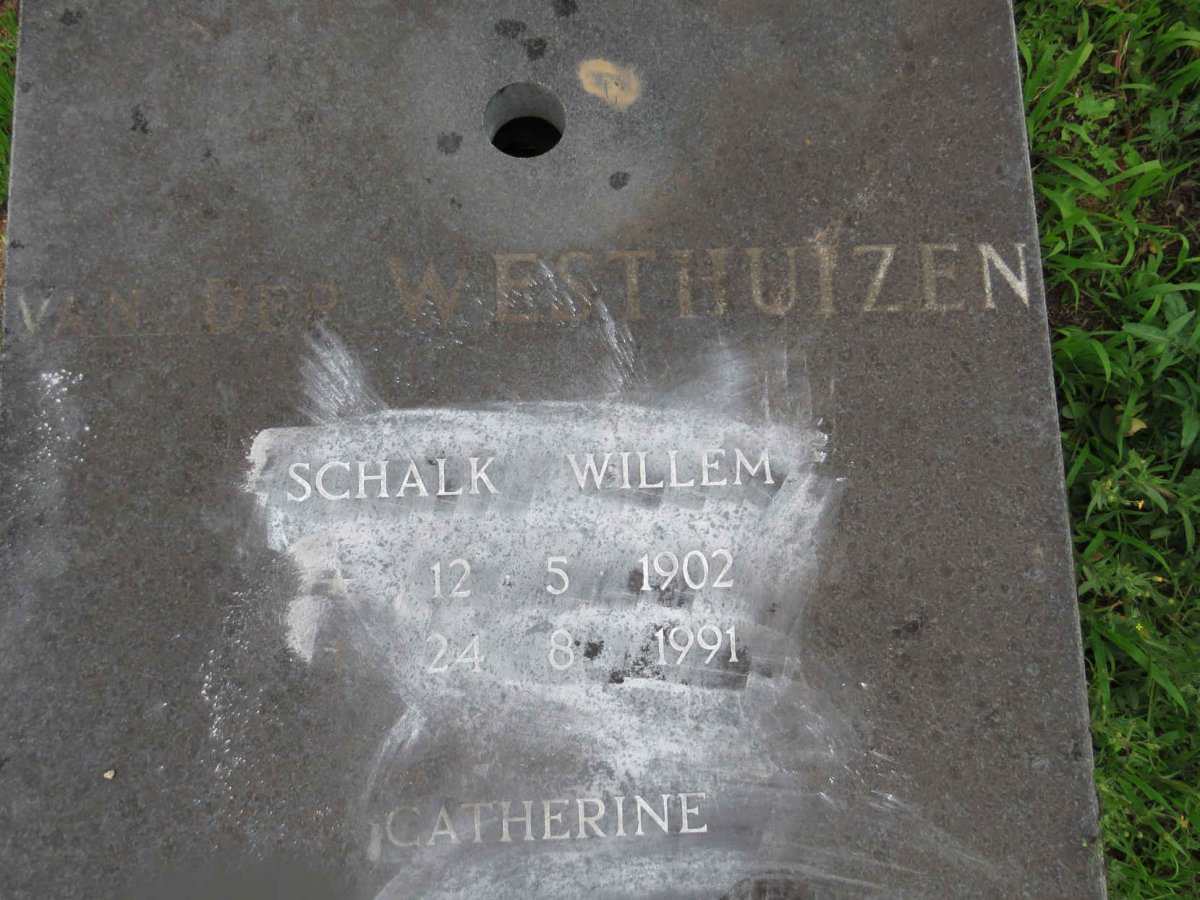 WESTHUIZEN Schalk Willem, van der 1902-1991 & Catherine KLOPPERS 1910-1992_2