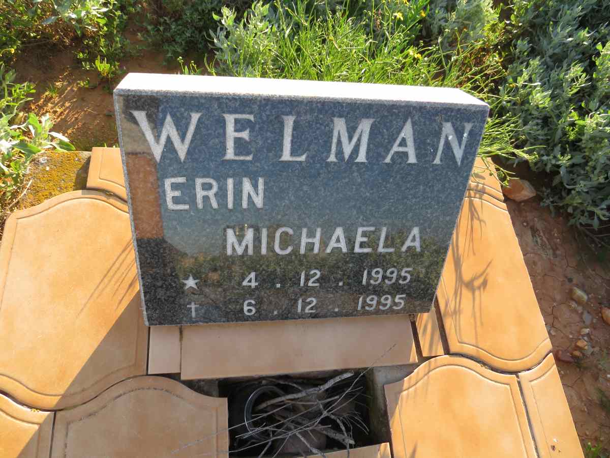 WELMAN Erin Michaela 1995-1995