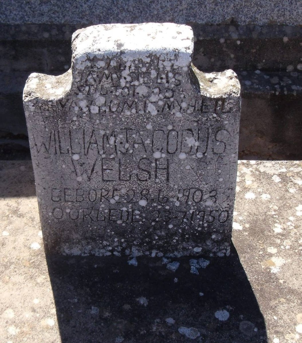 WELSH William Jacobus 1903-1950
