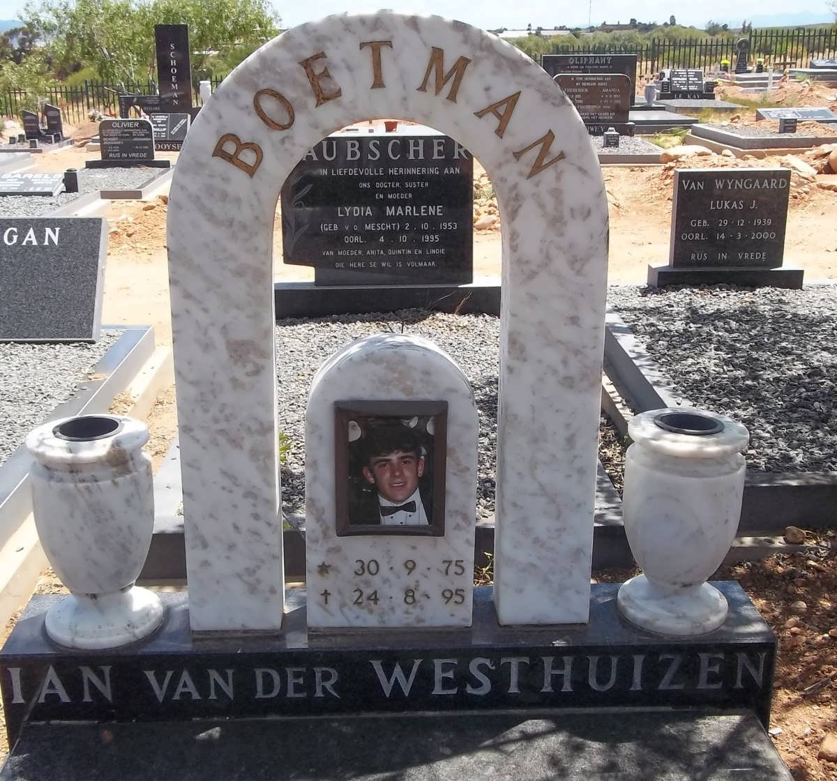 WESTHUIZEN Ian, van der 1975-1995