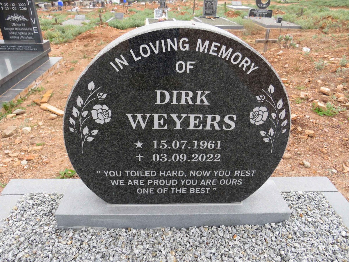 WEYERS Dirk 1961-2022