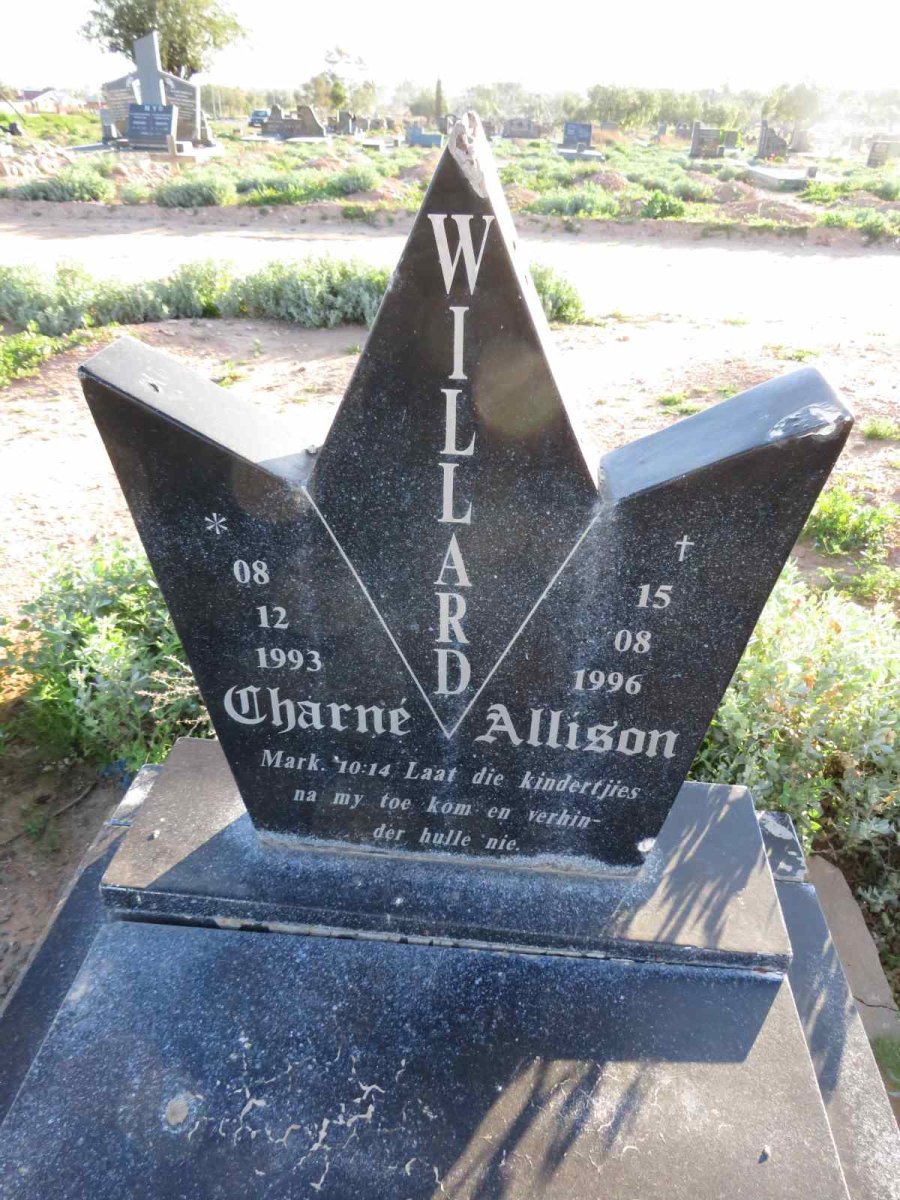 WILLARD Charne Allison 1993-1996