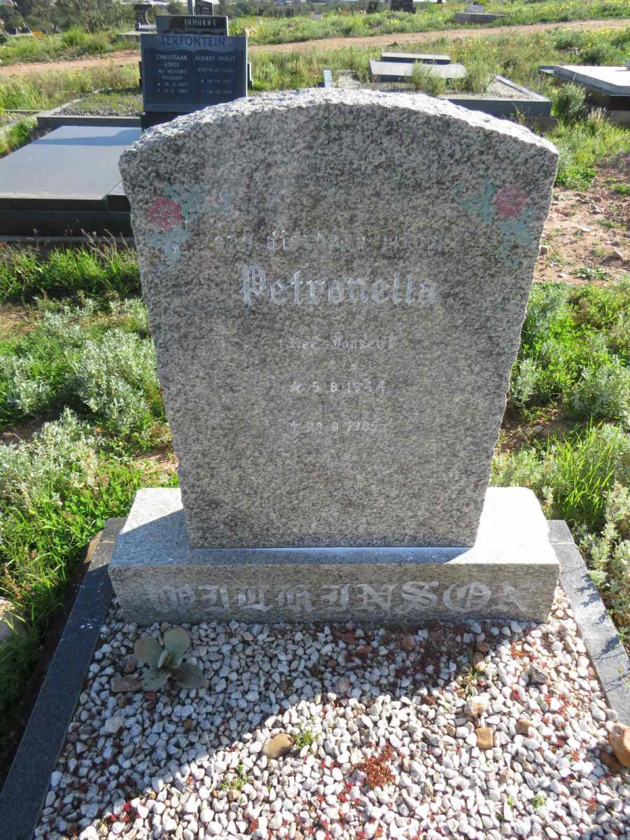 WILKINSON Petronella  1944-1985