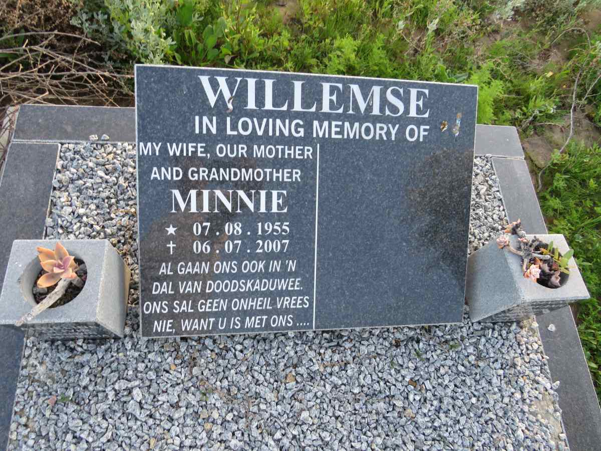 WILLEMSE Minnie 1955-2007