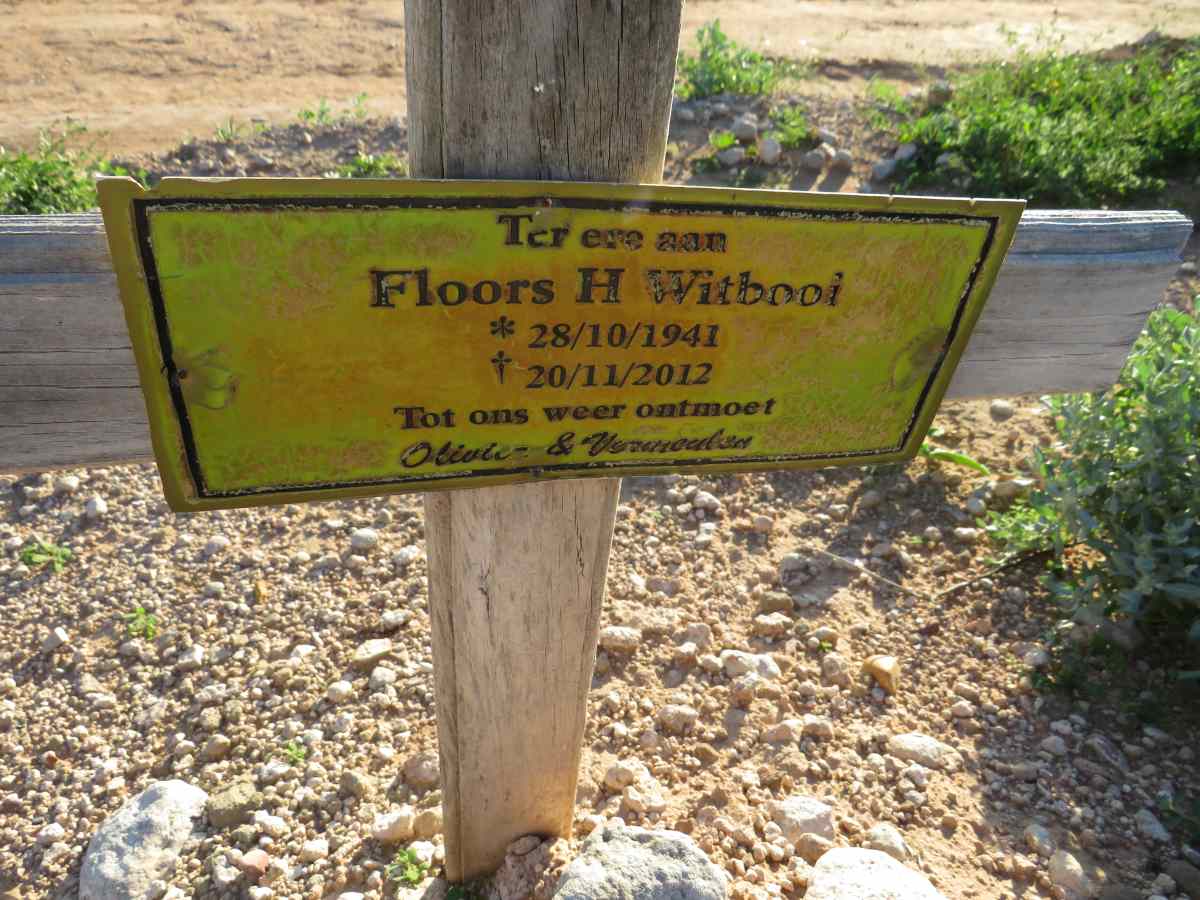 WITBOOI Floors H. 1941-2012