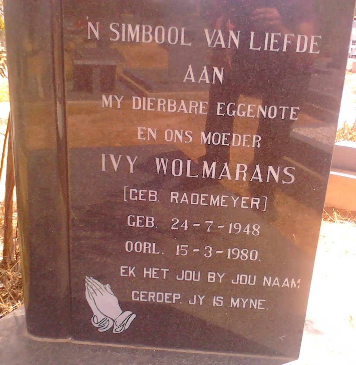 WOLMARANS Ivy nee RADEMEYER 1948-1980