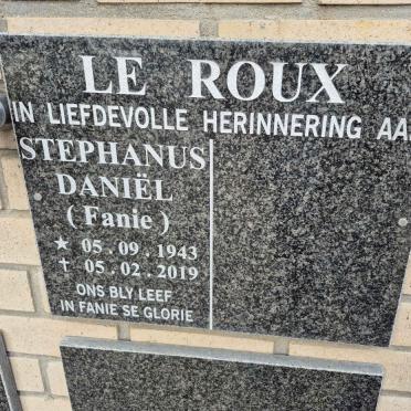 ROUX Stephanus Daniel, le 1943-2019