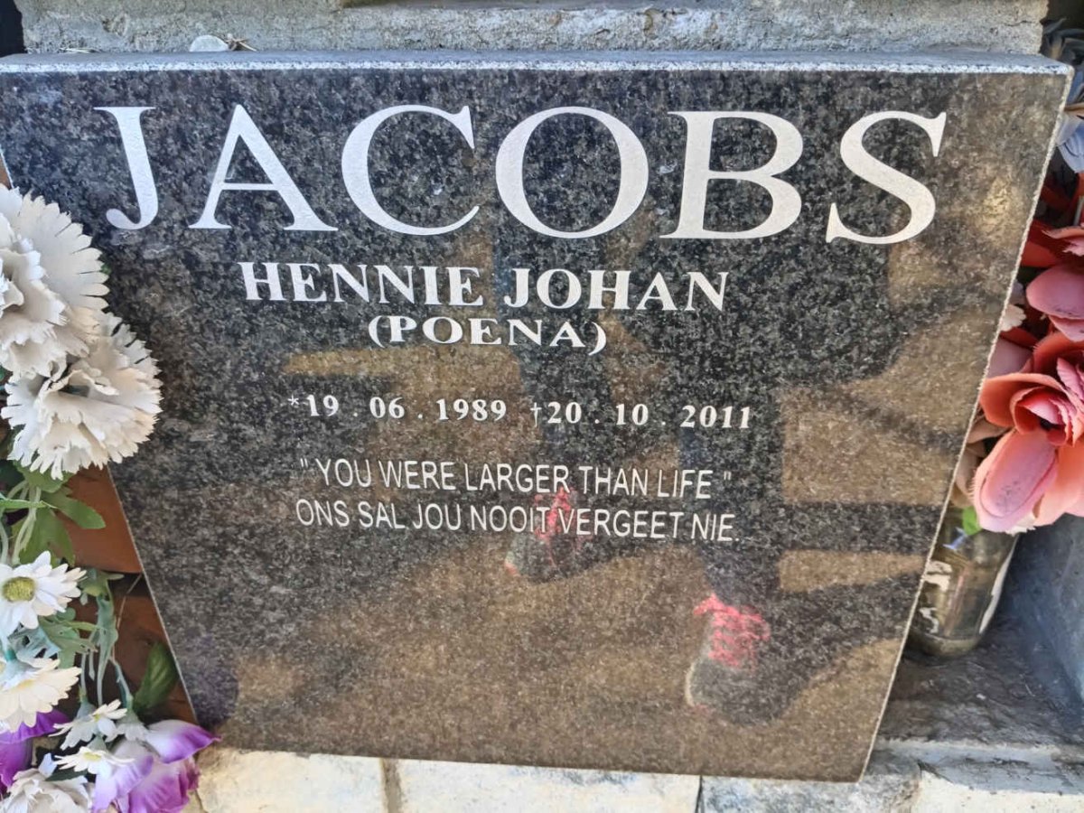 JACOBS Hennie Johan 1989-2011