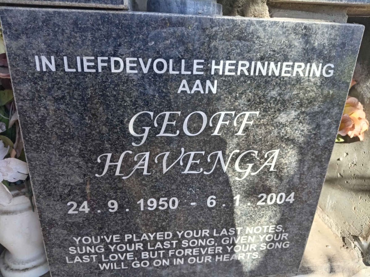 HAVENGA Geoff 1950-2004