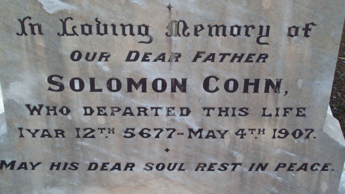 COHN Solomon  -1907