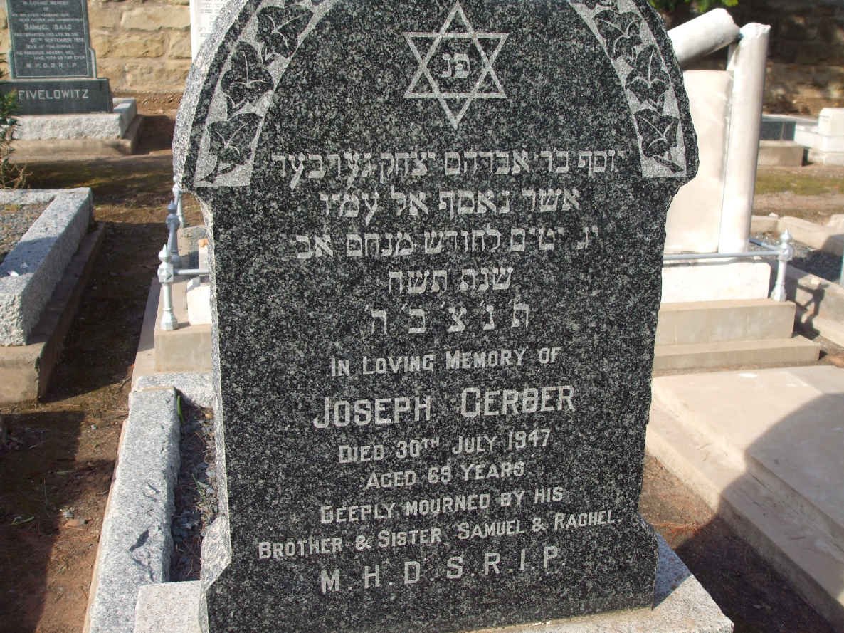 GERBER Joseph  -1947