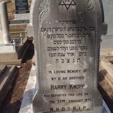 KNOPP Harry  -1947