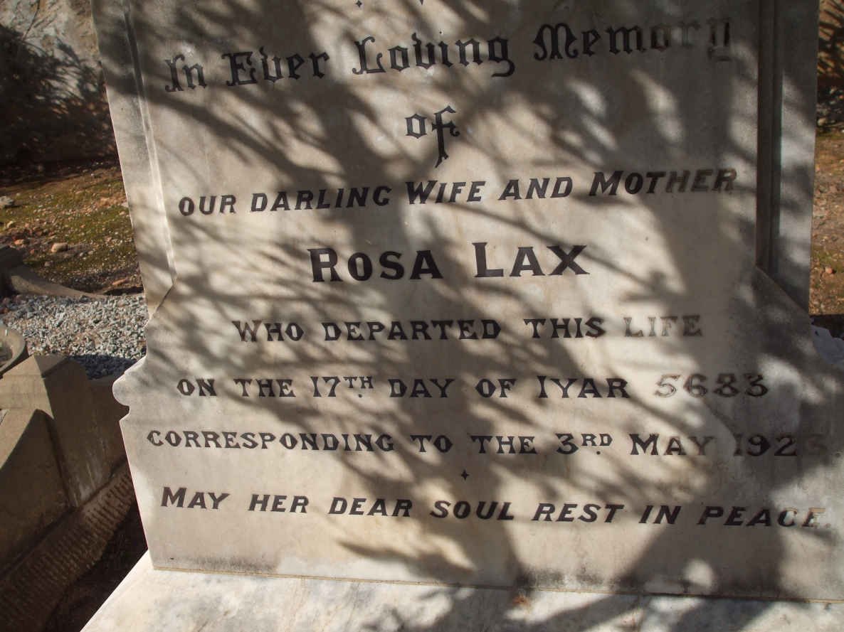 LAX Rosa  -1923