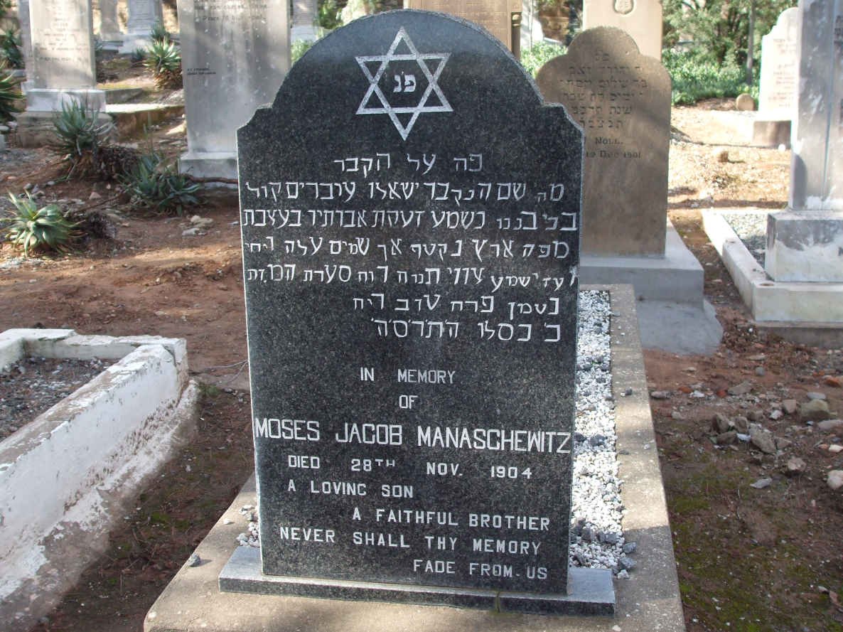 MANASCHEWITZ Moses Jacob -1904