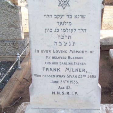 MILNER Frank  -1935 