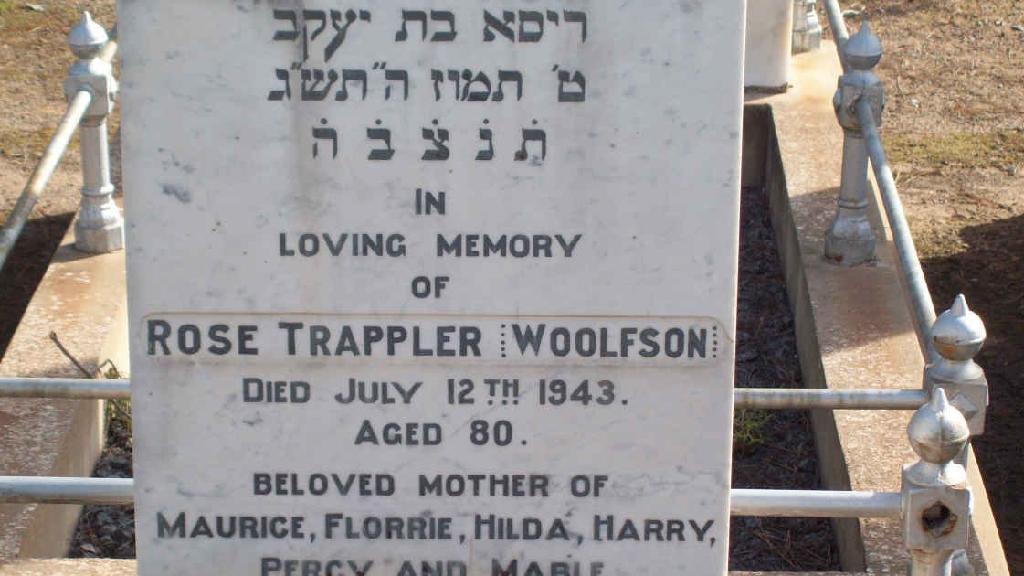 WOOLFSON Rose, TRAPPLER -1943