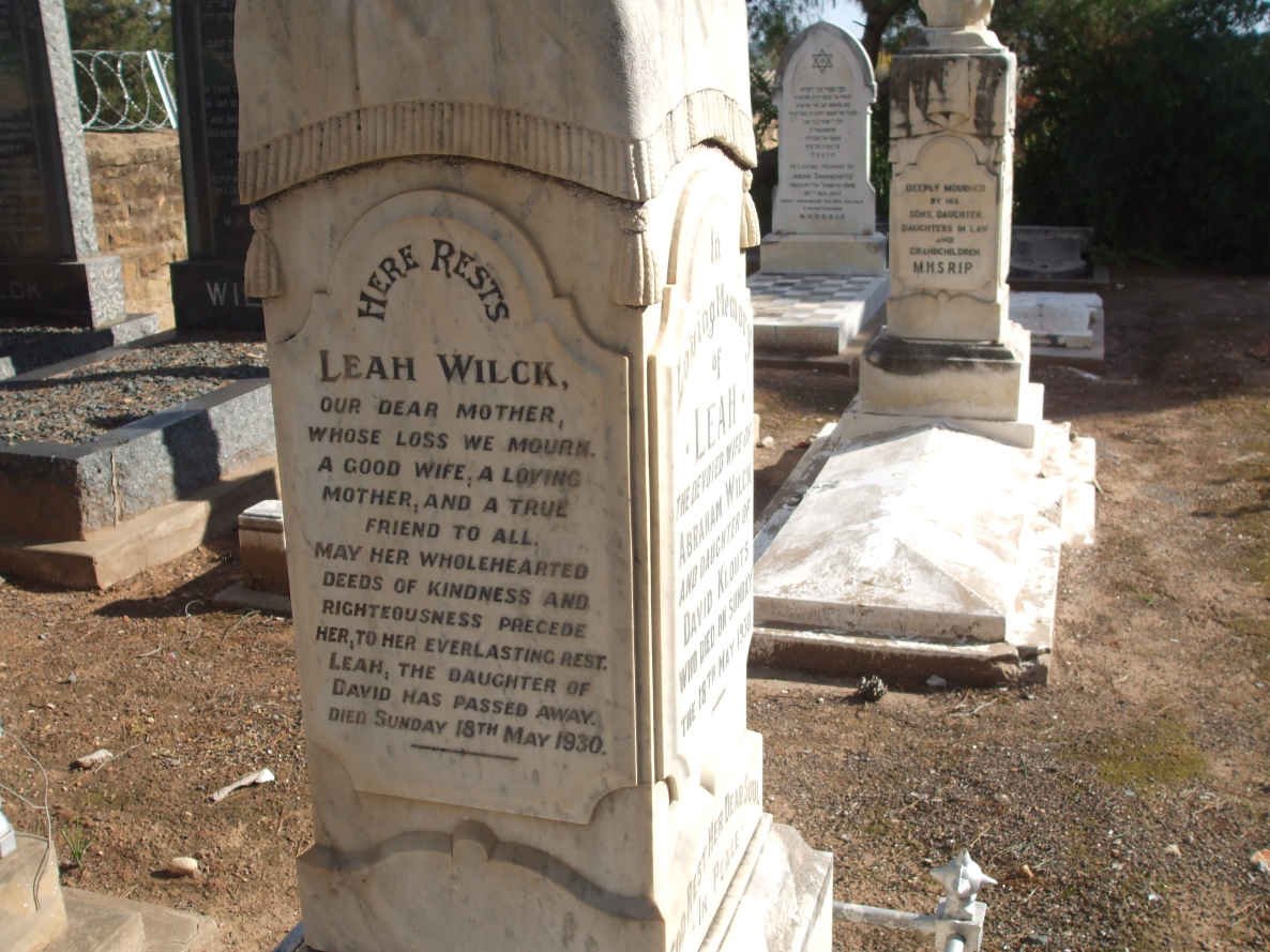 WILCK Leah -1930