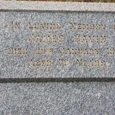 GAVIN James -1905
