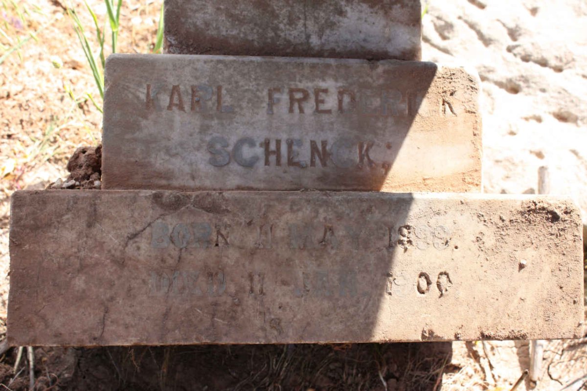 SCHENCK Karl Frederick 1899-1900