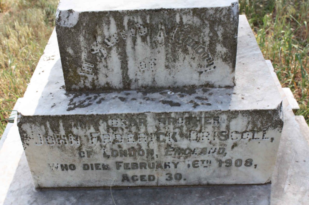 DRISCOLL John Frederick -1908