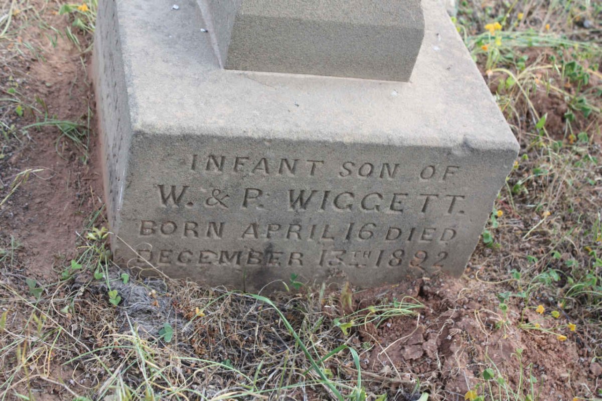 WIGGETT Infant son 1892-1892