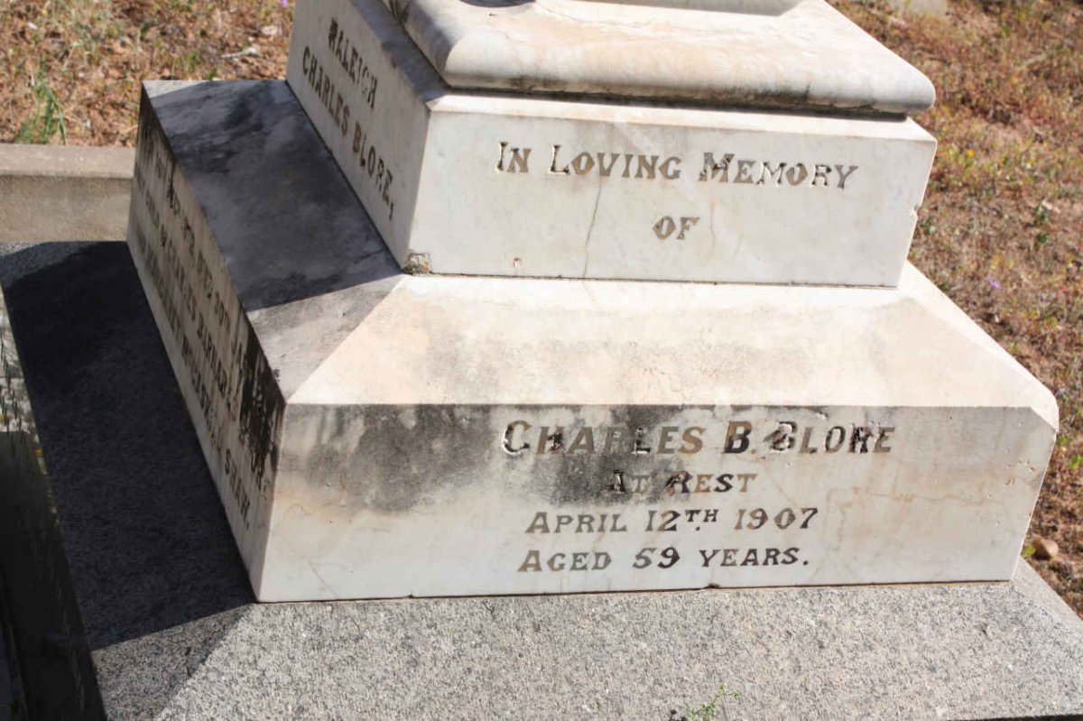 BLORE Charles B. -1907