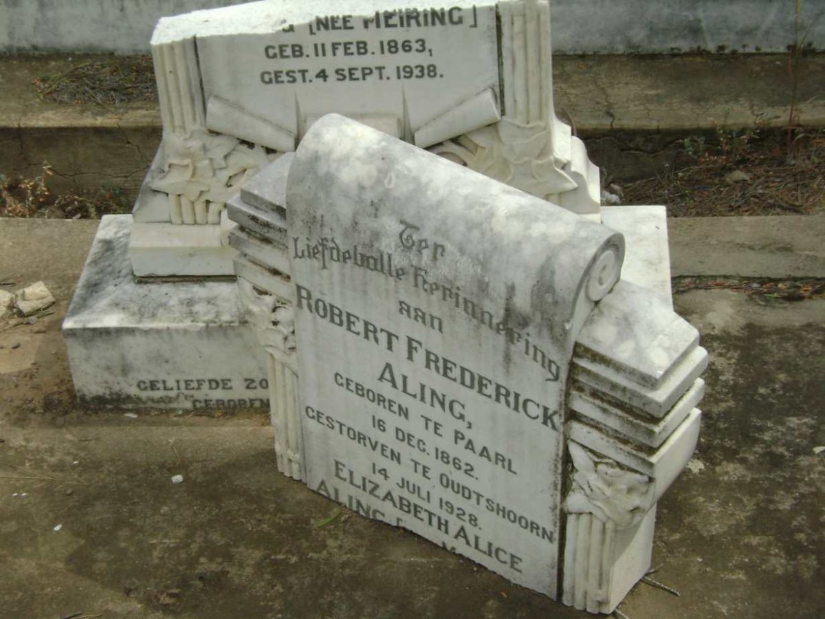 ALING Robert Frederick 1862-1928 &amp; Elizabeth Alice MEIRING 1863-1938