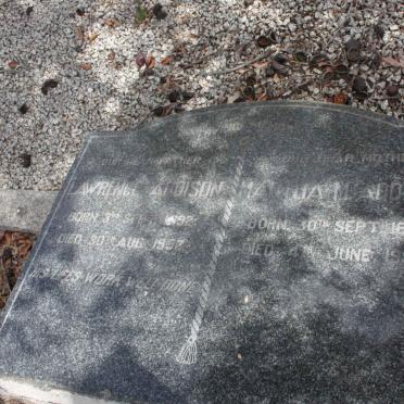 ADDISON Lawrence 1892-1952 &amp; Martha M. 1895-1982