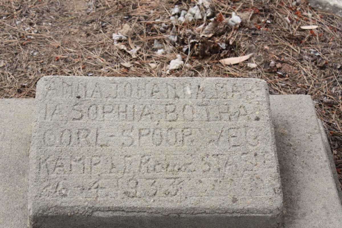 BOTHA Anna Johanna Maria Sophia -1933