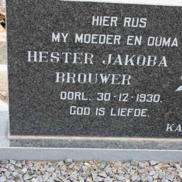 BROUWER Hester Jakoba -1930