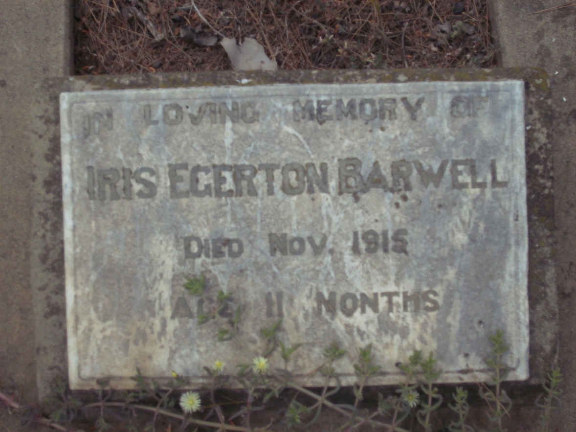BARWELL Iris Egerton -1915