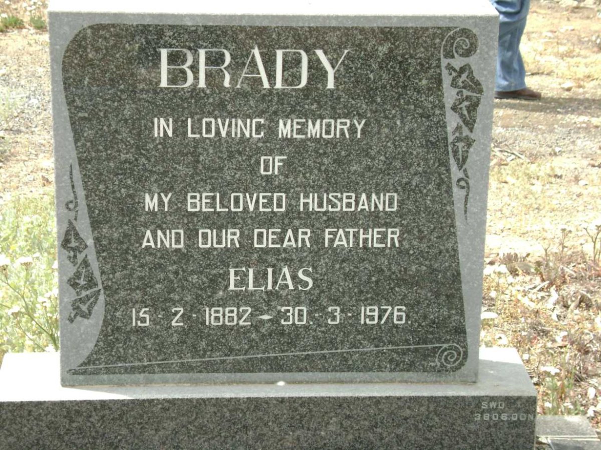 BRADY Elias 1882-1976