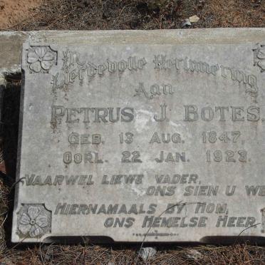BOTES Petrus J. 1847-1923