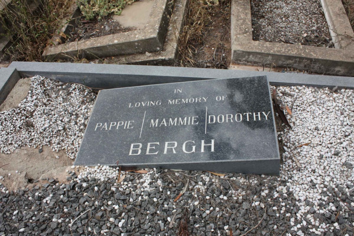BERGH Pappie :: BERGH Mammie :: BERGH Dorothy