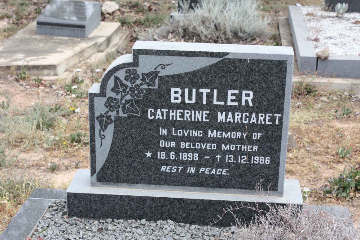 BUTLER Catherine Margaret 1898-1986