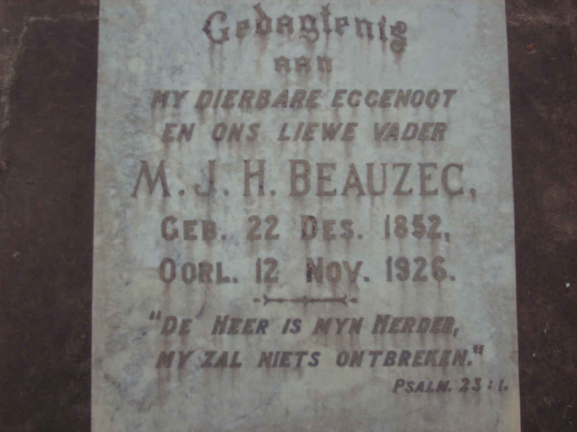 BEAUZEC M.J.H. 1852-1926